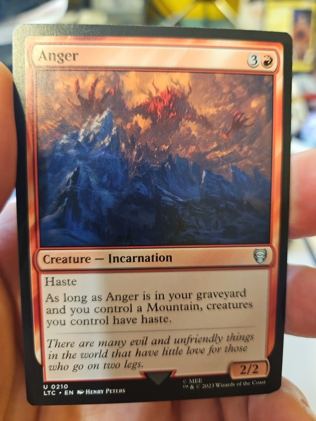 MTG - The Lord of the Rings - Anger - NM - NF - Anime Card Craze