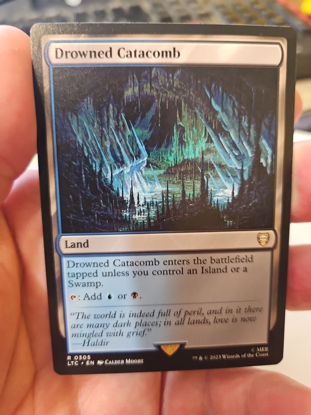 MTG - The Lord of the Rings - Drowned Catacomb - NM - NF - Anime Card Craze