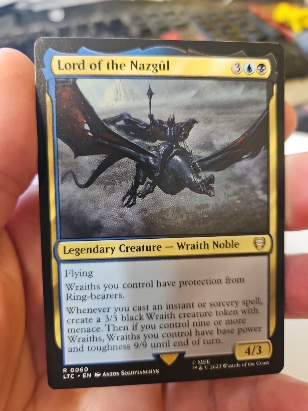 MTG - The Lord of the Rings - Lord of the Nazgul - NM - NF - Anime Card Craze