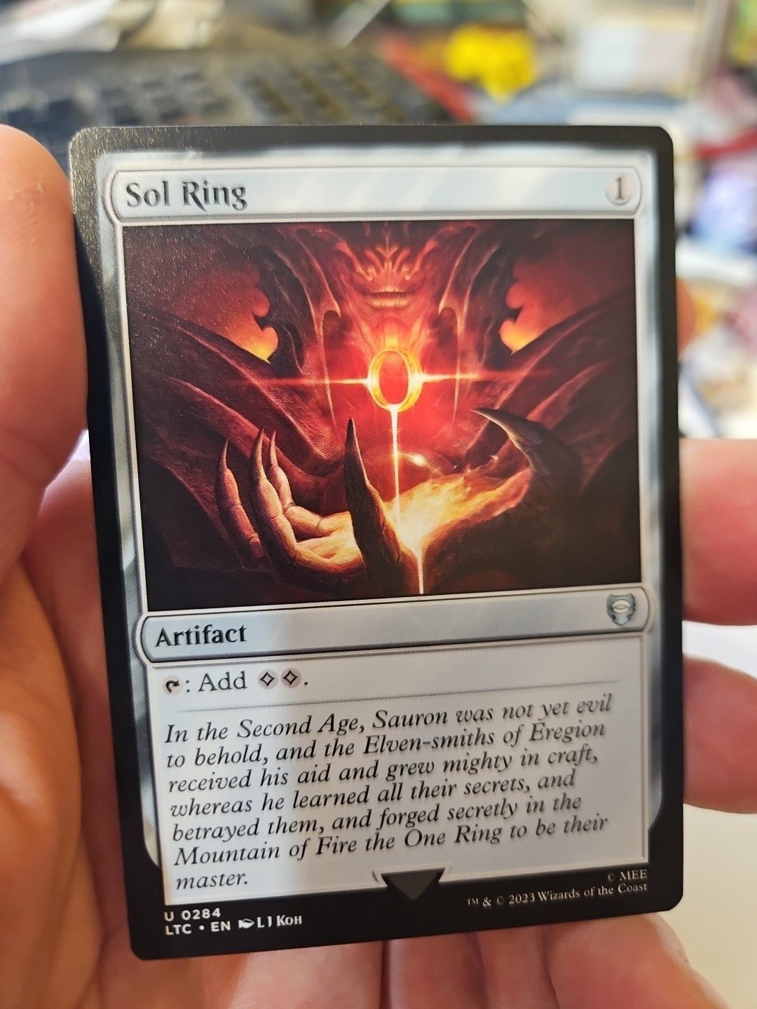 MTG - The Lord of the Rings - Sol Ring - NM - NF - Anime Card Craze
