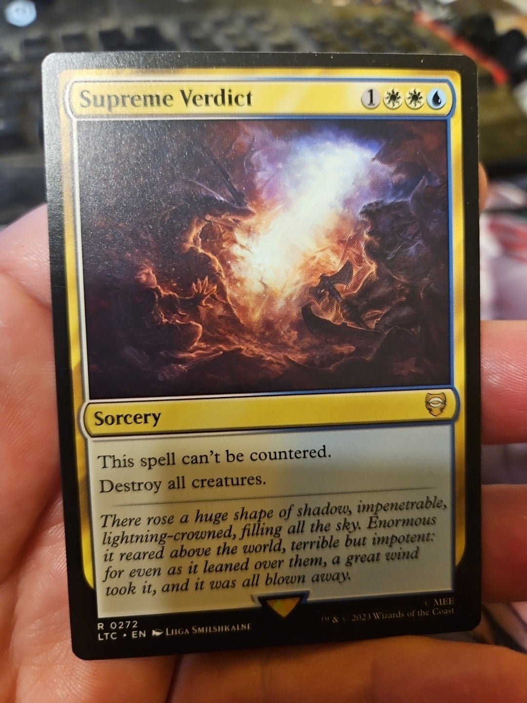 MTG - The Lord of The Rings - Supreme Verdict - NM - NF - Anime Card Craze