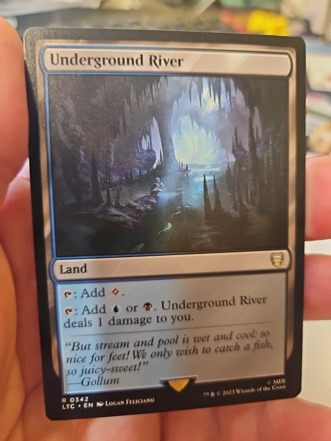 MTG - The Lord of the Rings - Underground River - NM - NF - Anime Card Craze