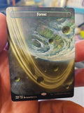 MTG - Unfinity - Forest (244) - Borderless - NM - NF - Anime Card Craze