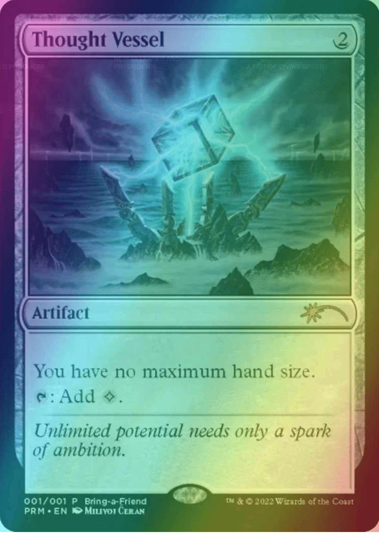 MTG - Unique and Promos - Thought Vessel (Bring - a - Friend Promo) - Anime Card Craze