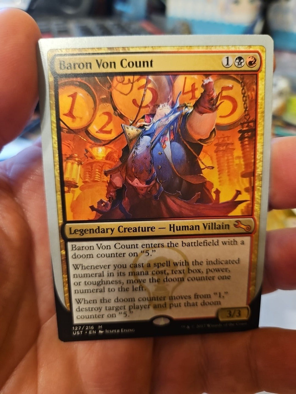 MTG- Unstable - Baron Von Count - NM - NF - Anime Card Craze