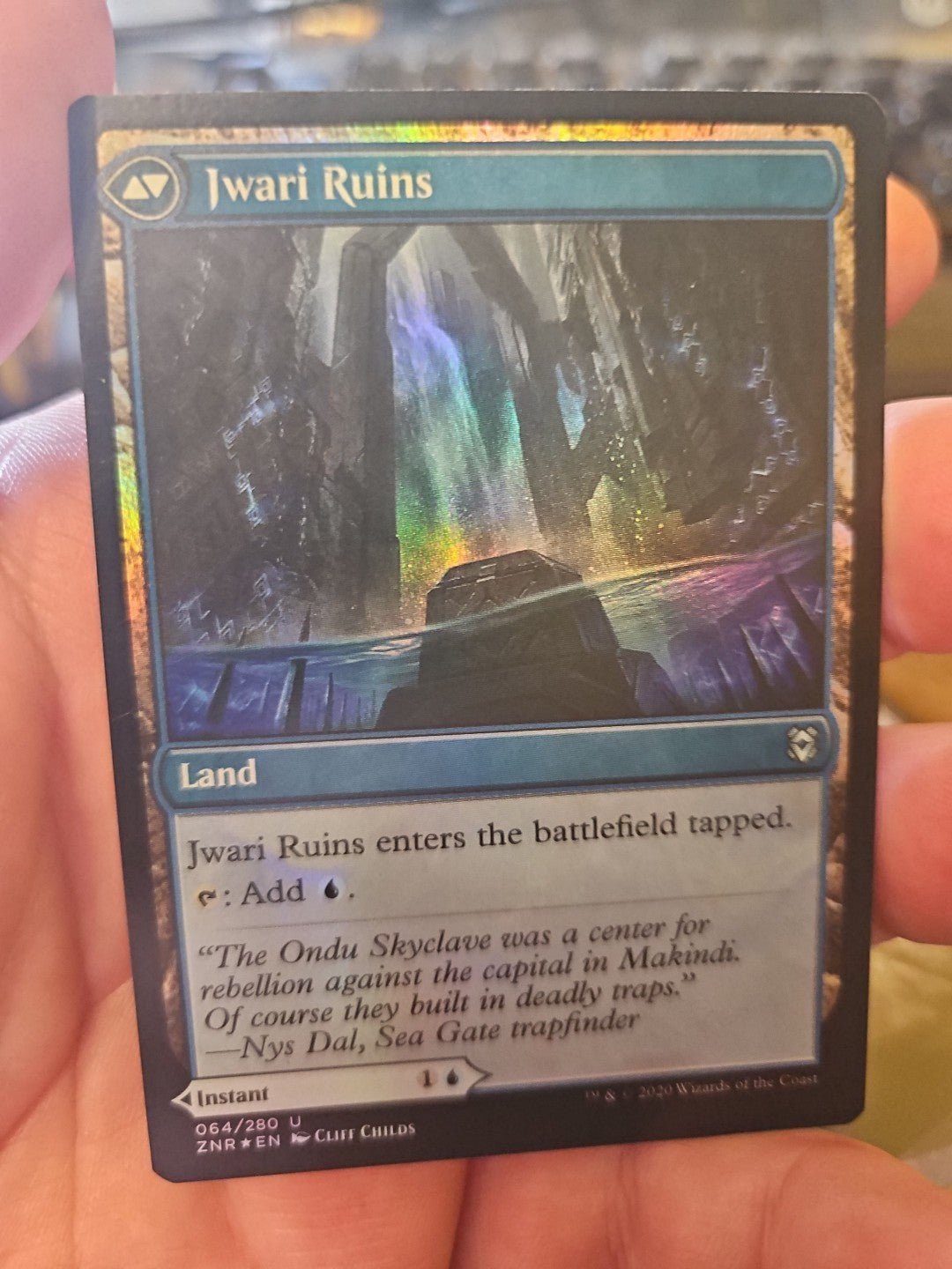 MTG - Zendikar Rising - Jwari Disruption   Jwari Ruins - NM - NF - Anime Card Craze