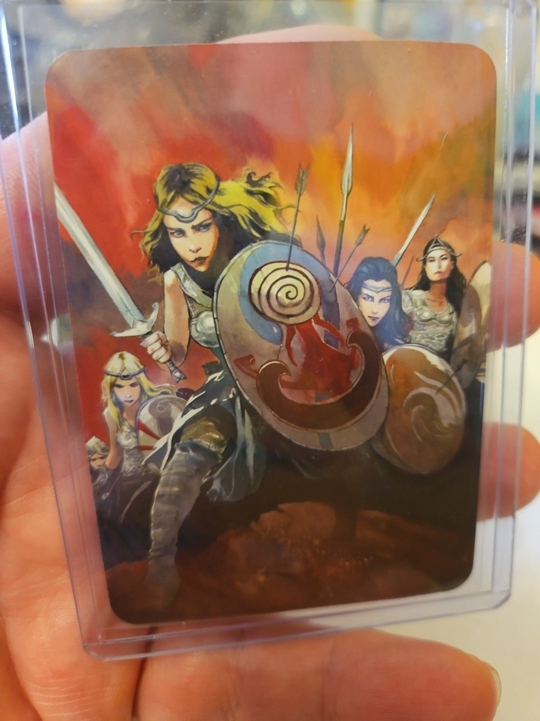 Sorcery Contested Realm - Beta - Exceptional Shield Maidens - Foil - N/NM Condition - Anime Card Craze