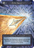 Sorcery: Contested Realm - Gothic - Bone Spear - Anime Card Craze