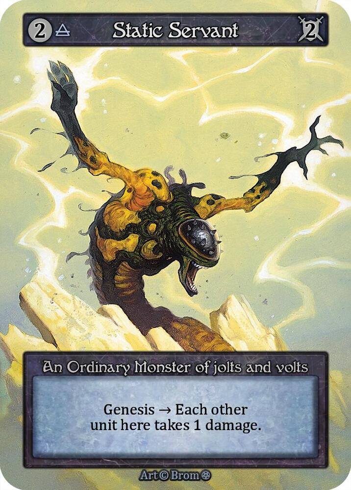 Sorcery: Contested Realm - Gothic - Static Servant - Anime Card Craze